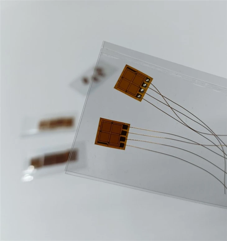 Full Bridge Strain Gauges With Four Measuring Grids factory